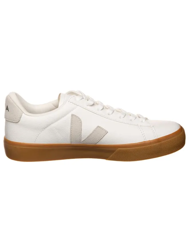 Veja Sneakers^Leder-Sneakers "Campo" in Weiß/ Beige