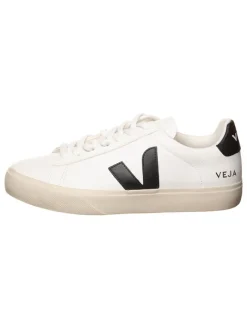 Veja Sneakers^Leder-Sneakers "Campo" in Weiß/ Schwarz