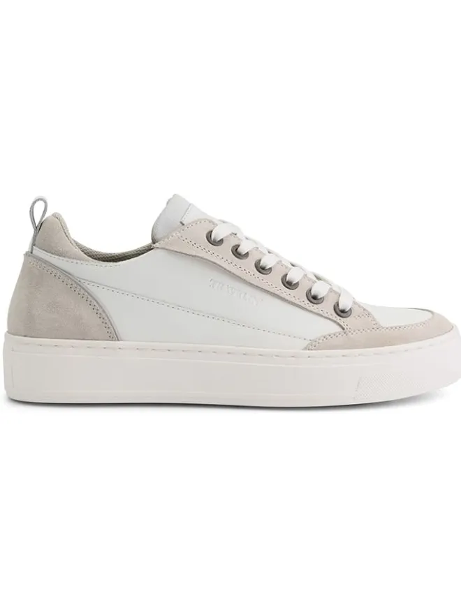 TRAVELIN' Sneakers^Leder-Sneakers "Caris" in Weiß/ Beige