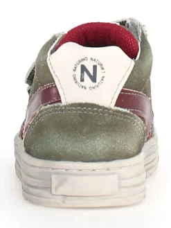 Naturino Sneakers·Sneakers High^Leder-Sneakers "Ceonia" in Khaki/ Rot
