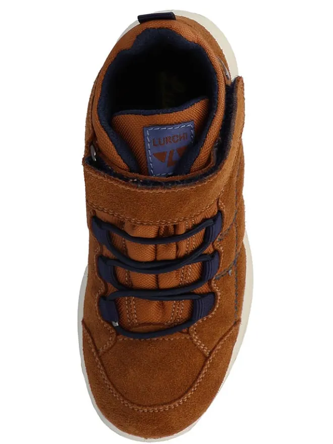Lurchi Sneakers·Sneakers High^Leder-Sneakers "Charly" in Hellbraun