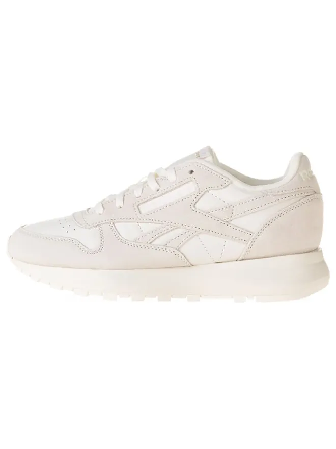 Leder-Sneakers "Classic Leather" in Creme>Reebok Outlet
