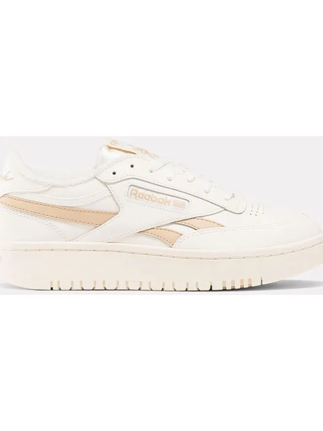 Leder-Sneakers "Club C Double Revenge" in Creme>Reebok New