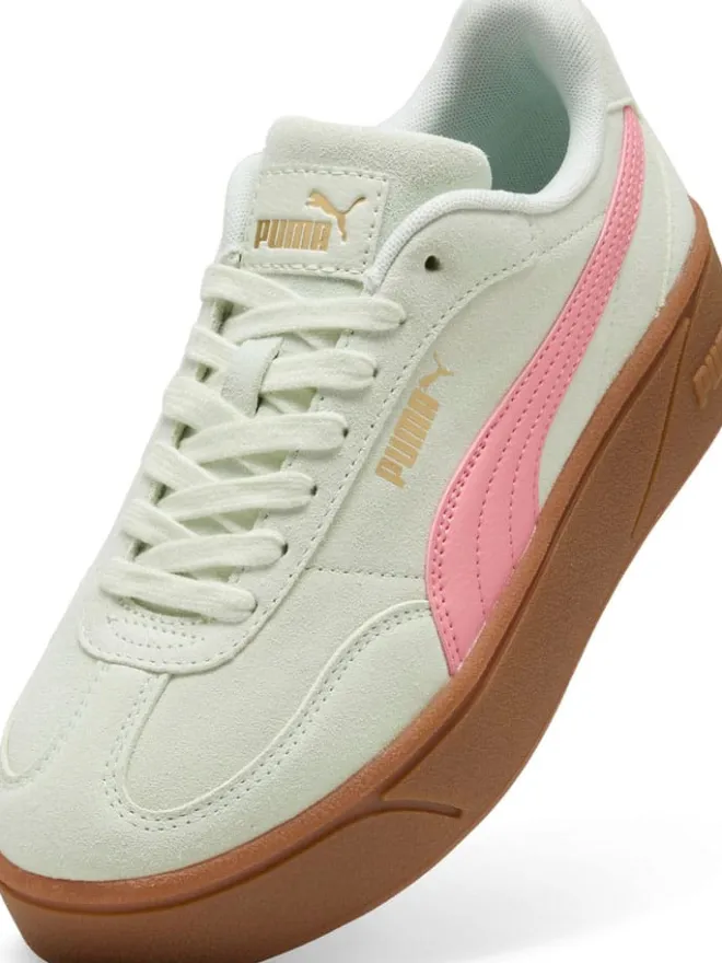 Puma Sneakers^Leder-Sneakers "Club II Era" in Grün/ Pink