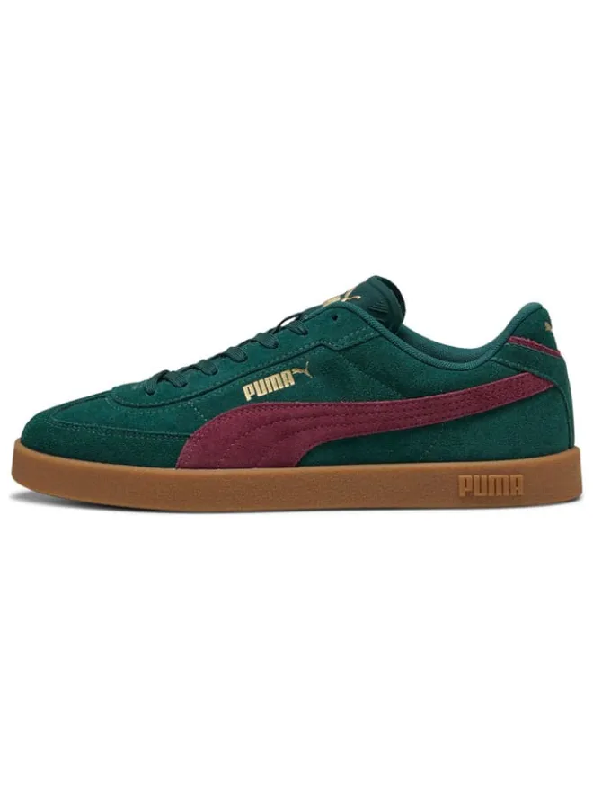 Leder-Sneakers "Club II Era" in Grün/ Lila>Puma