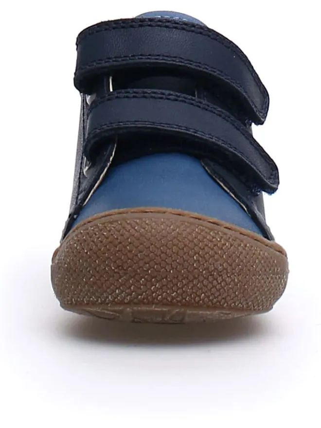 Naturino Sneakers^Leder-Sneakers "Cocoon in Dunkelblau/ Blau