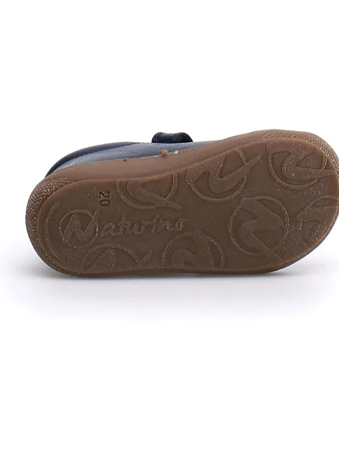 Naturino Sneakers^Leder-Sneakers "Cocoon in Dunkelblau/ Blau