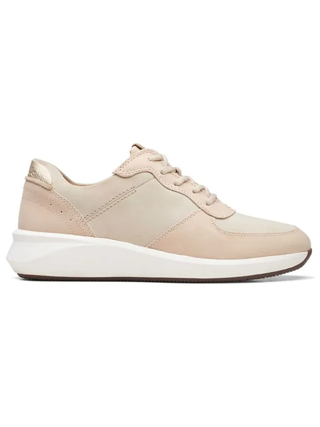 Clarks Sneakers^Leder-Sneakers "Comb Un Rio" in Beige