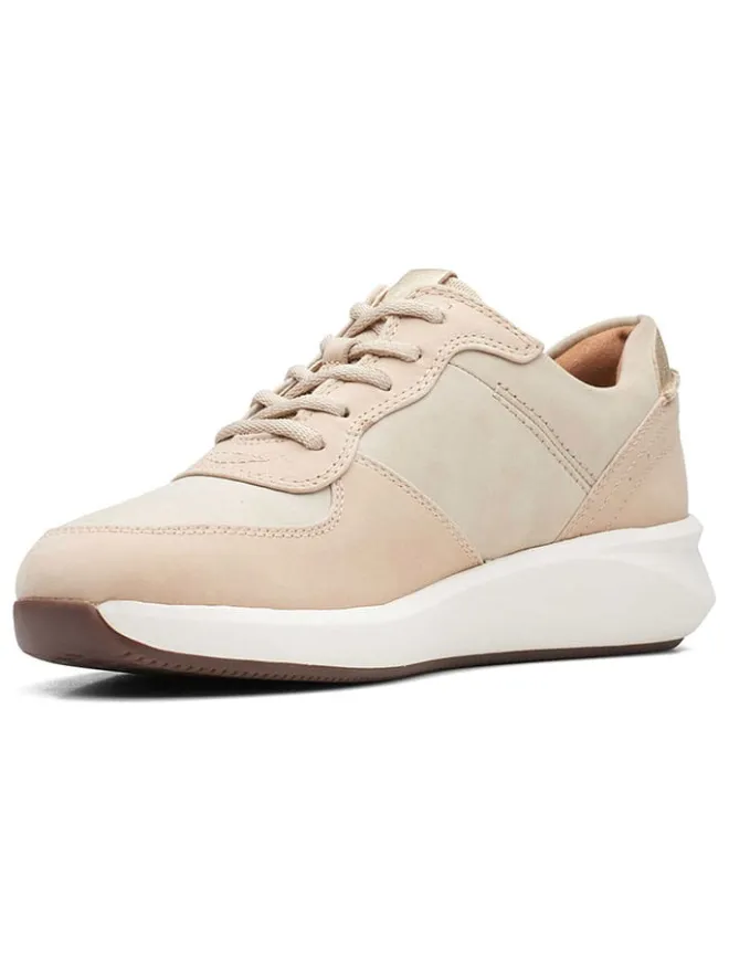Clarks Sneakers^Leder-Sneakers "Comb Un Rio" in Beige