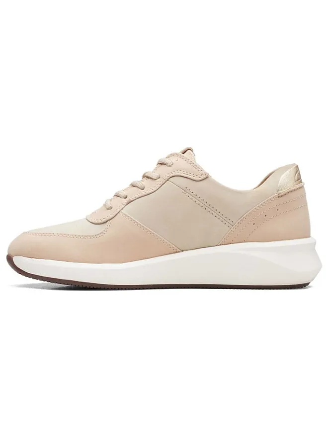 Clarks Sneakers^Leder-Sneakers "Comb Un Rio" in Beige