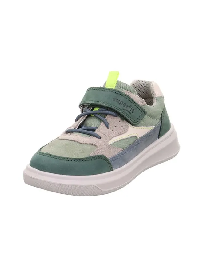 superfit Sneakers·Sneakers Low^Leder-Sneakers "Cosmo" in Grün/ Beige