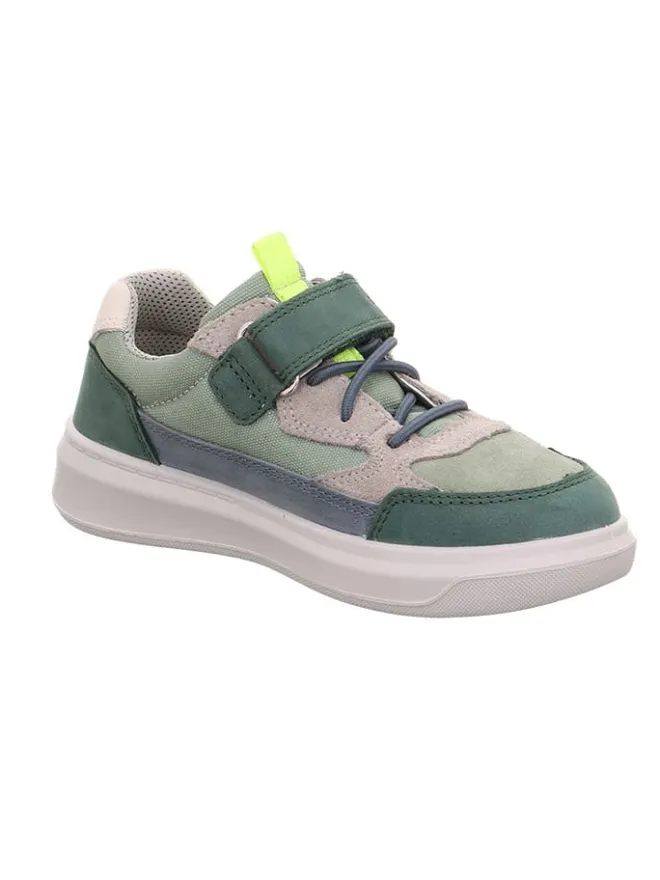superfit Sneakers·Sneakers Low^Leder-Sneakers "Cosmo" in Grün/ Beige