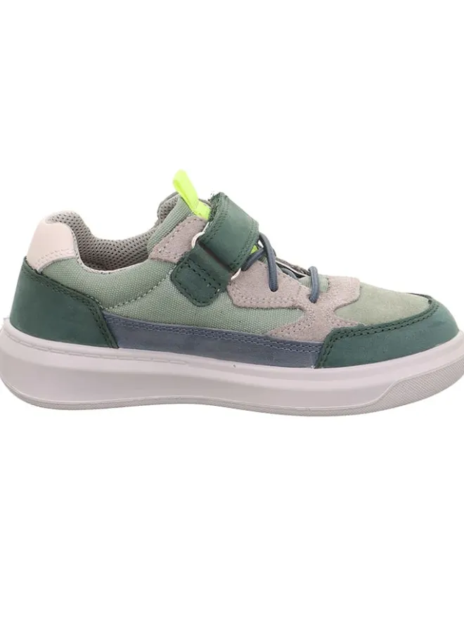 superfit Sneakers·Sneakers Low^Leder-Sneakers "Cosmo" in Grün/ Beige