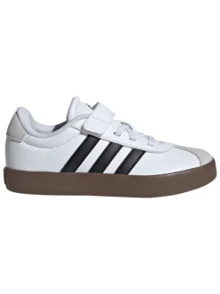 Leder-Sneakers "Court 3.0" in Weiß/ Schwarz>adidas