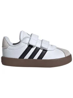 Leder-Sneakers "Court 3.0" in Weiß/ Schwarz>adidas Discount