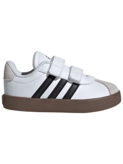 Leder-Sneakers "Court 3.0" in Weiß/ Schwarz>adidas Discount