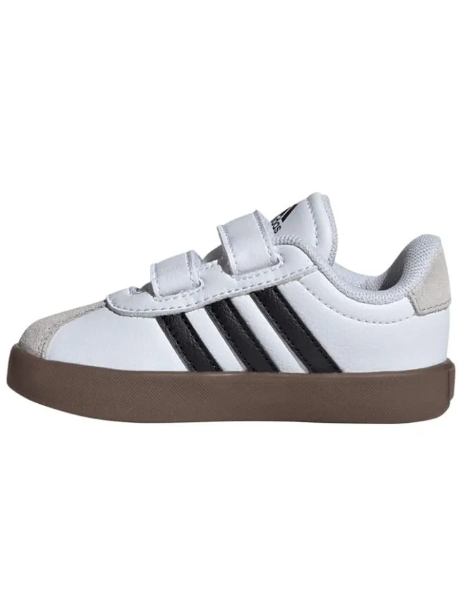 Leder-Sneakers "Court 3.0" in Weiß/ Schwarz>adidas Discount