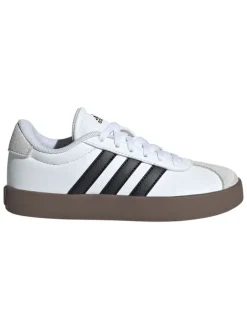Leder-Sneakers "Court 3.0" in Weiß/ Schwarz>adidas Outlet