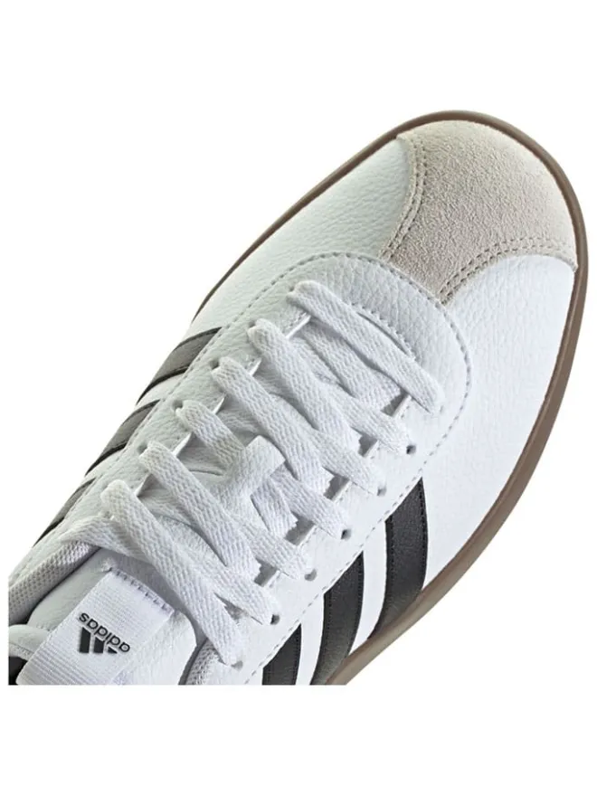 adidas Sneakers^Leder-Sneakers "Court 3.0" in Weiß/ Schwarz/ Beige