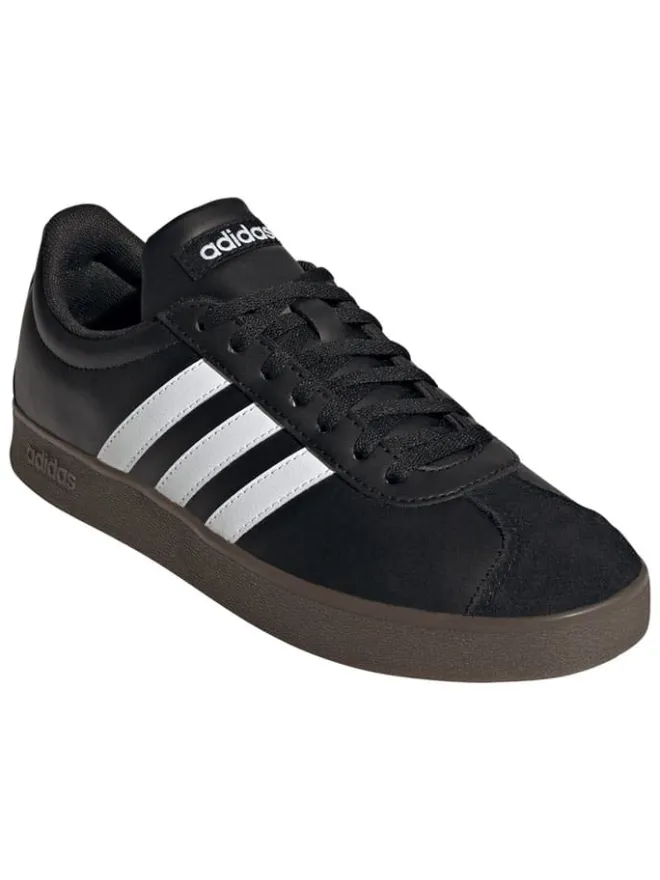 Leder-Sneakers "Court Base" in Schwarz>adidas Hot