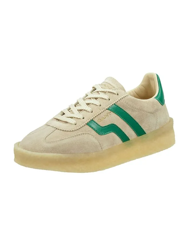 Leder-Sneakers "Cuzima Crepe" in Beige/ Grün>GANT Footwear Discount