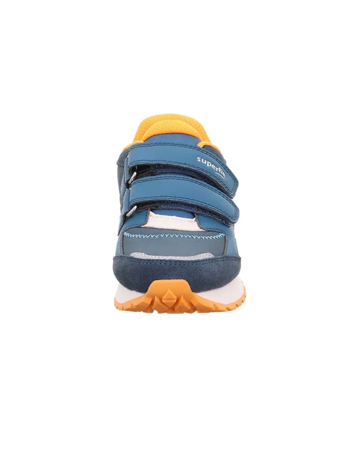 Leder-Sneakers "Dash" in Blau/ Weiß/ Orange>superfit Sale
