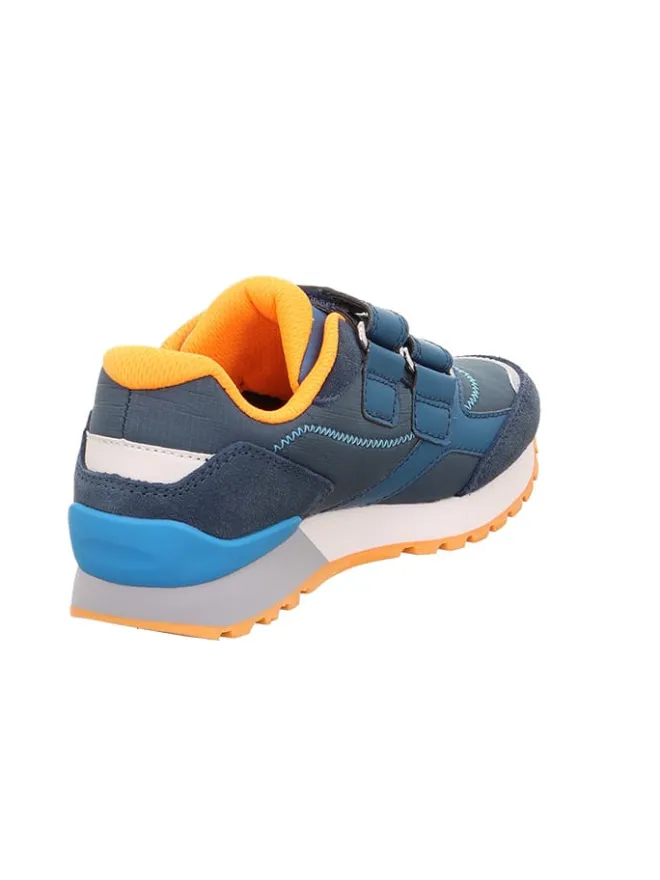 Leder-Sneakers "Dash" in Blau/ Weiß/ Orange>superfit Sale