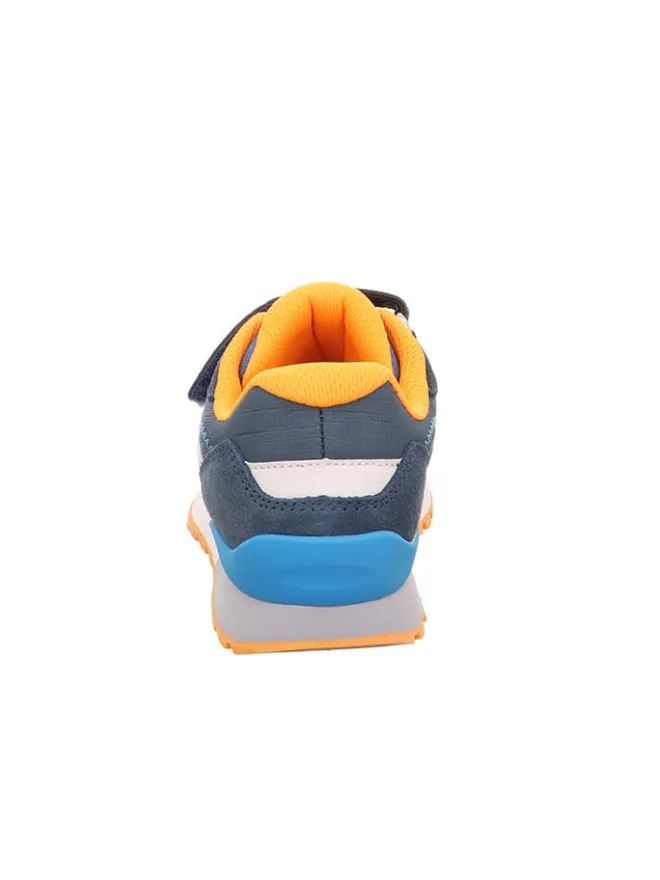 Leder-Sneakers "Dash" in Blau/ Weiß/ Orange>superfit Sale