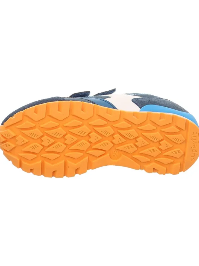 Leder-Sneakers "Dash" in Blau/ Weiß/ Orange>superfit Sale