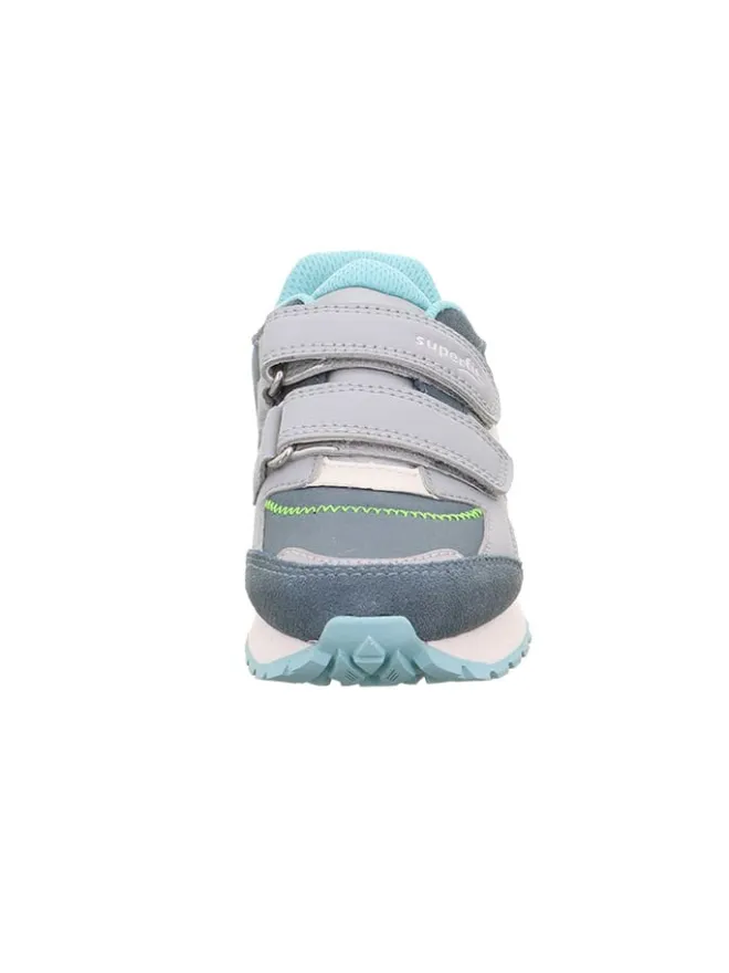 Leder-Sneakers "Dash" in Dunkelblau/ Hellblau/ Weiß>superfit Best