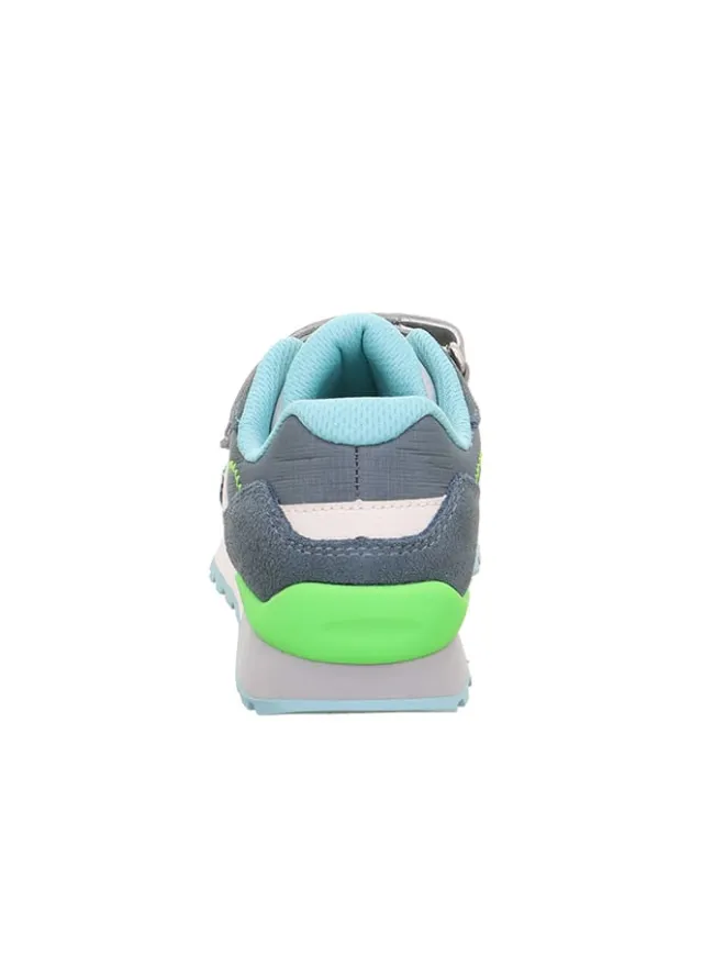 Leder-Sneakers "Dash" in Dunkelblau/ Hellblau/ Weiß>superfit Best