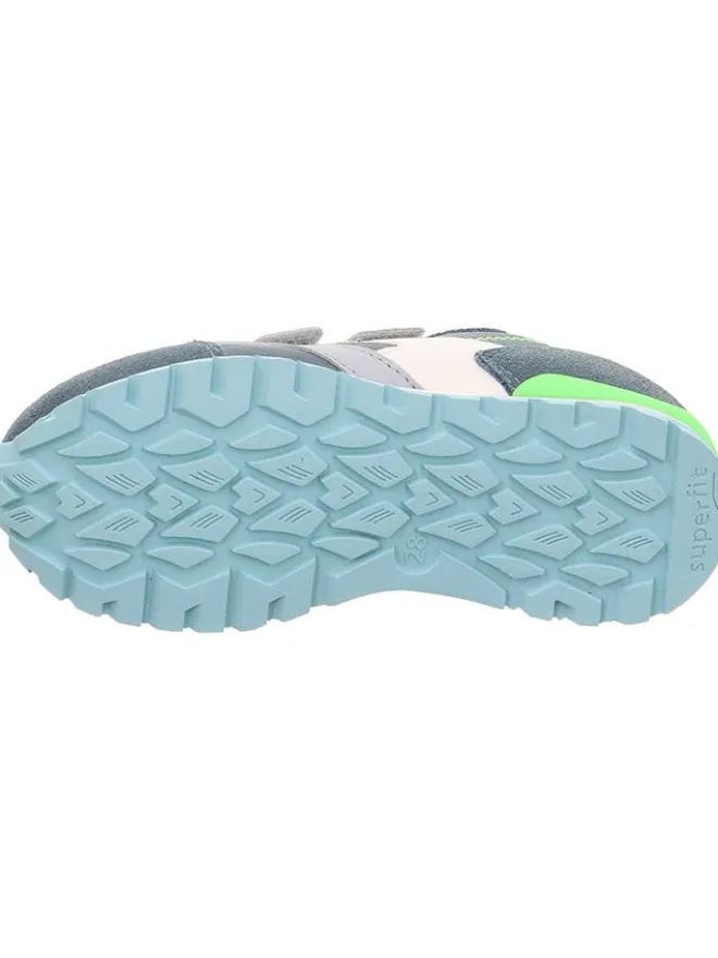 Leder-Sneakers "Dash" in Dunkelblau/ Hellblau/ Weiß>superfit Best
