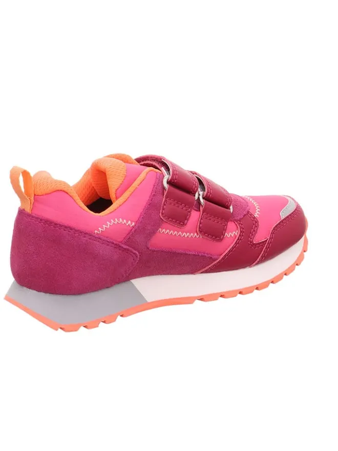 superfit Sneakers·Sneakers Low^Leder-Sneakers "Dash" in Pink/ Orange/ Rot