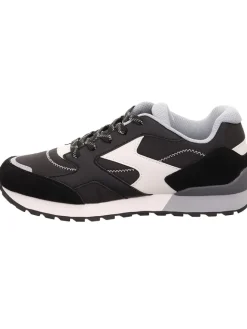 Leder-Sneakers "Dash" in Schwarz/ Weiß/ Grau>superfit Hot