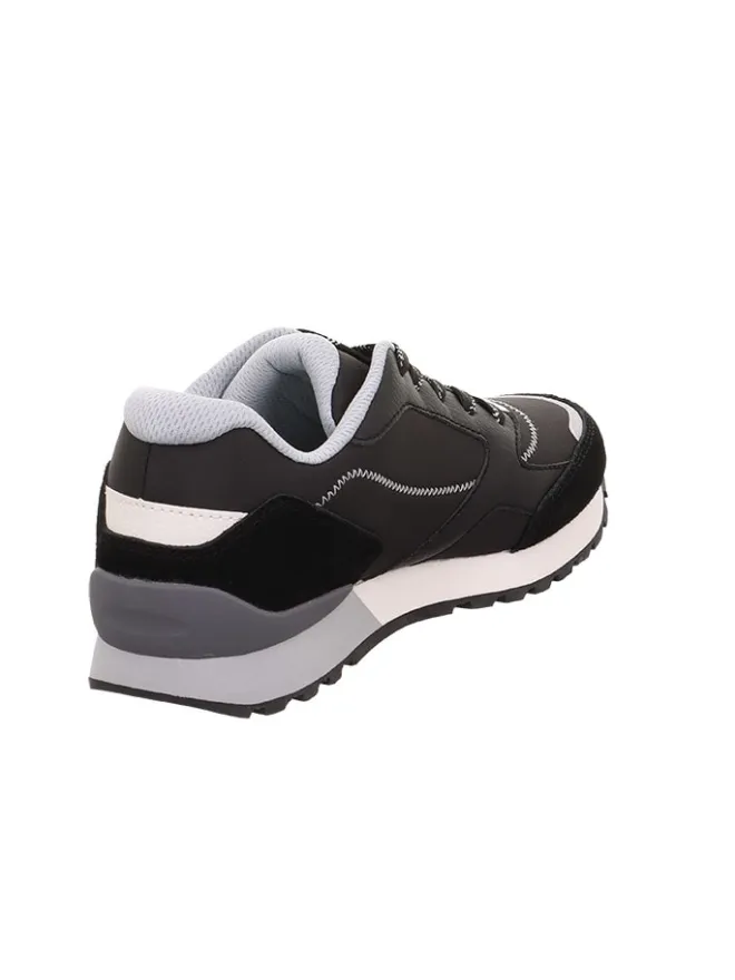 Leder-Sneakers "Dash" in Schwarz/ Weiß/ Grau>superfit Hot