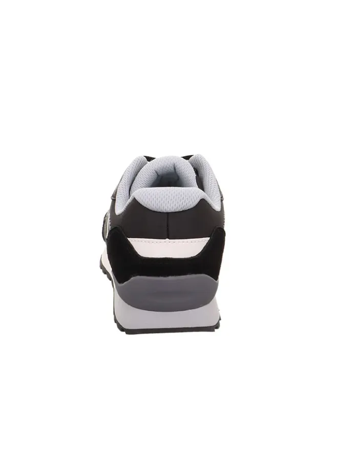 Leder-Sneakers "Dash" in Schwarz/ Weiß/ Grau>superfit Hot