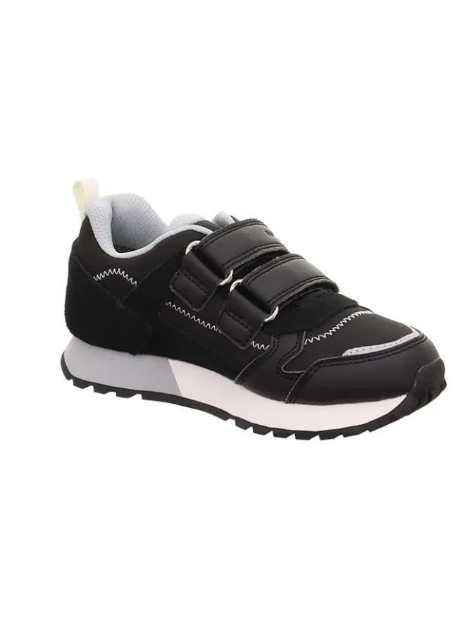 Leder-Sneakers "Dash" in Schwarz/ Weiß>superfit Outlet