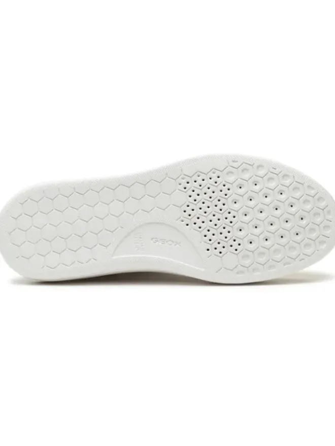 Geox Sneakers^Leder-Sneakers "Deiven" in Weiß/ Braun