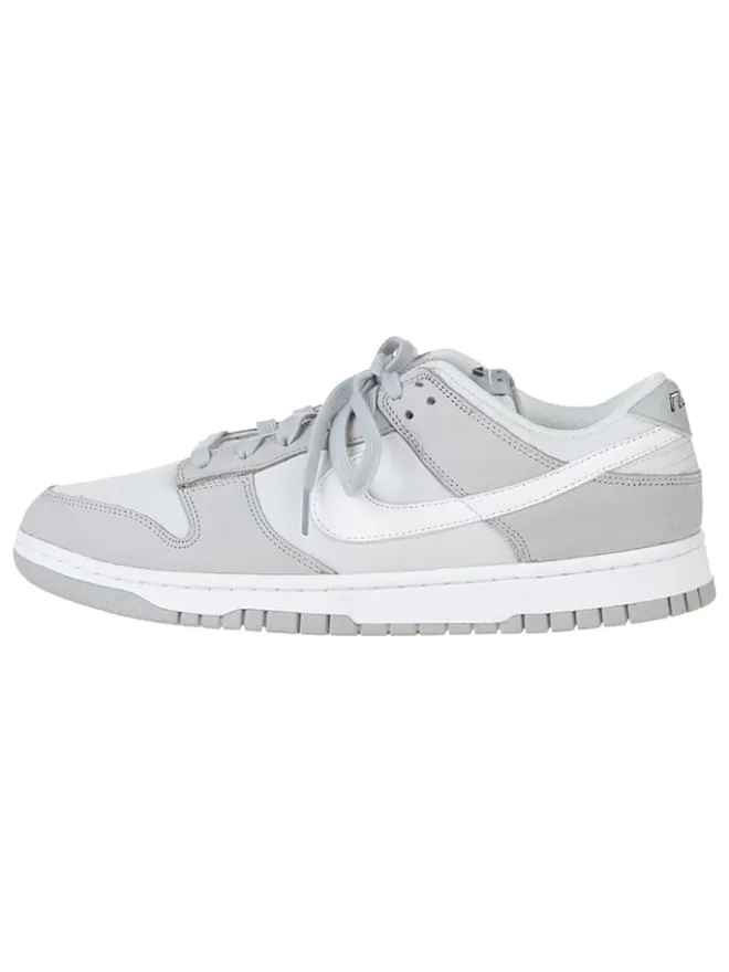 Leder-Sneakers "Dunk Low LX" in Grau/ Weiß>Nike New