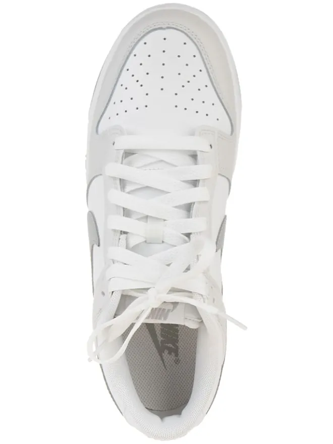 Nike Sneakers^Leder-Sneakers "Dunk Low Retro" in Grau/ Weiß
