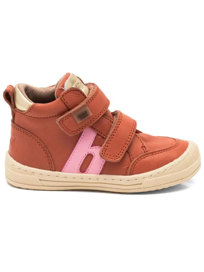 bisgaard Sneakers·Sneakers High^Leder-Sneakers "Dylan" in Orange