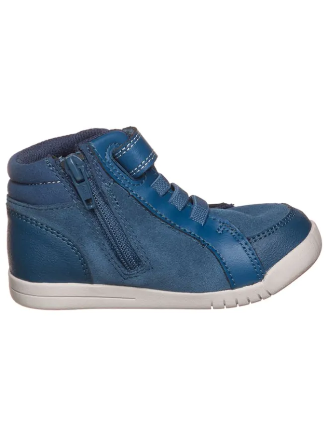 Leder-Sneakers "Emery Beat" in Blau>Clarks Clearance