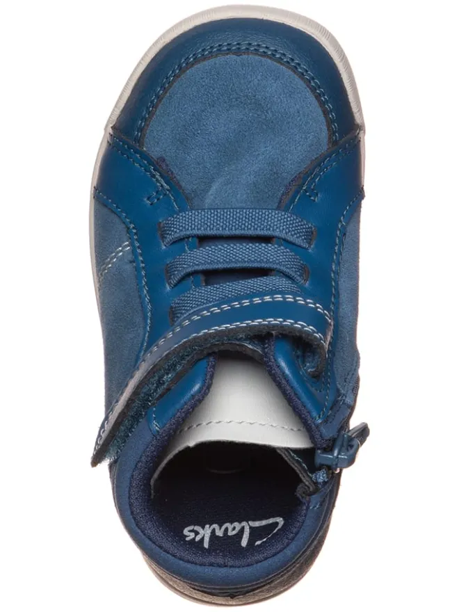 Leder-Sneakers "Emery Beat" in Blau>Clarks Clearance