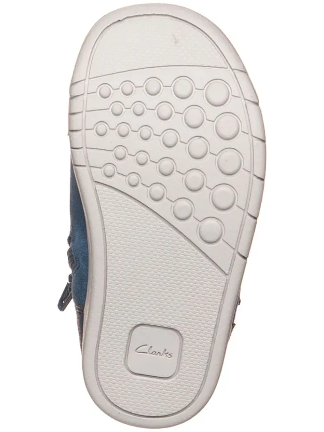 Leder-Sneakers "Emery Beat" in Blau>Clarks Clearance