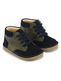 Leder-Sneakers "Erik" in Khaki>Bundgaard Hot
