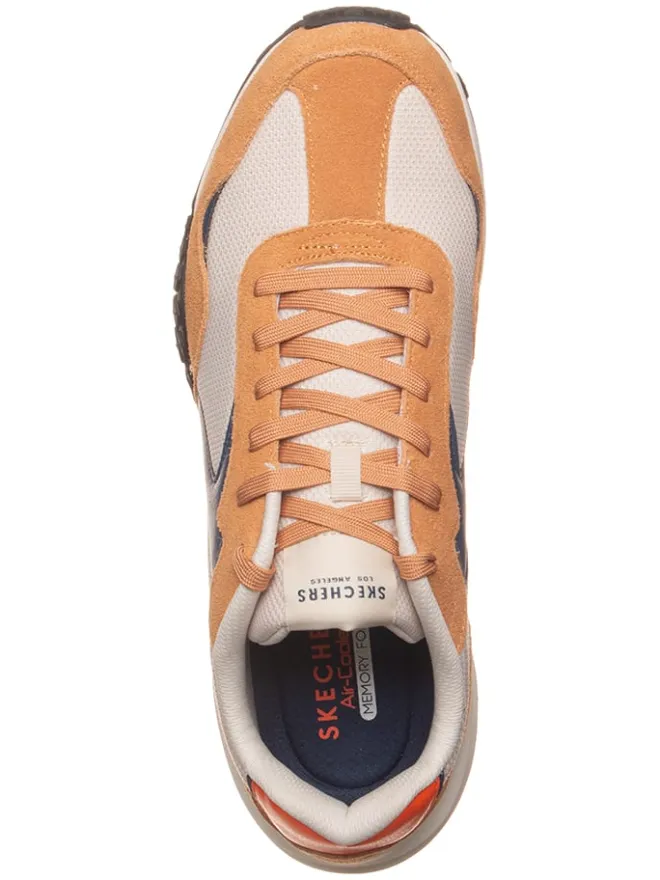 Skechers Sneakers^Leder-Sneakers "Frenzy" in Hellbraun/ Creme
