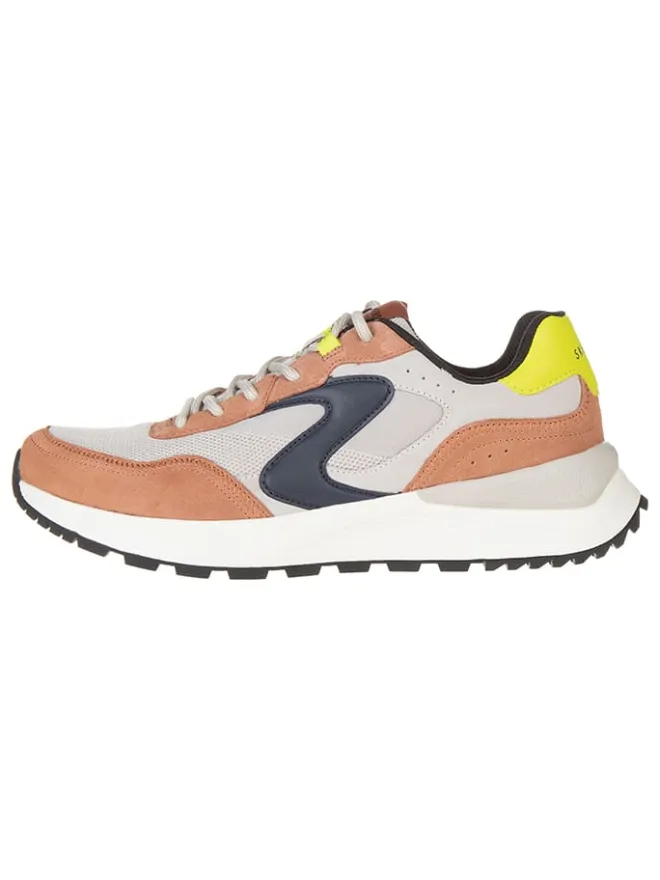 Leder-Sneakers "Fury Fury" in Hellbraun/ Grau>Skechers New