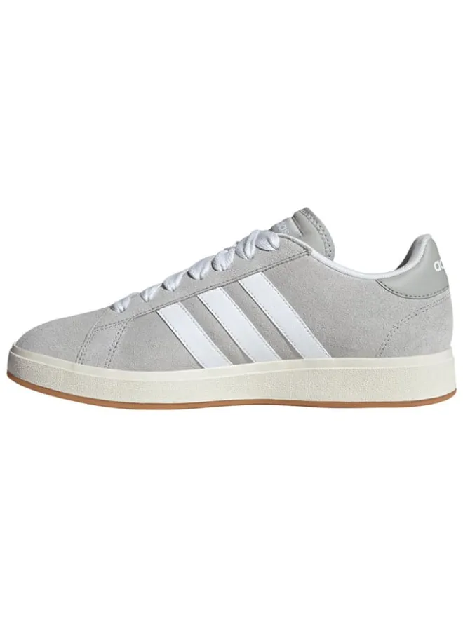 adidas Sneakers^Leder-Sneakers "Grand Court Base" in Grau/ Weiß