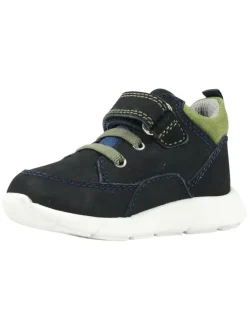 Leder-Sneakers "Hero" in Dunkelblau/ Grün>Richter Shoes Discount