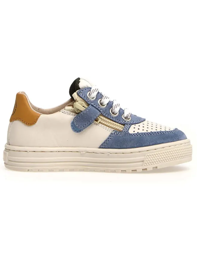 Leder-Sneakers "Hess" in Creme>Naturino